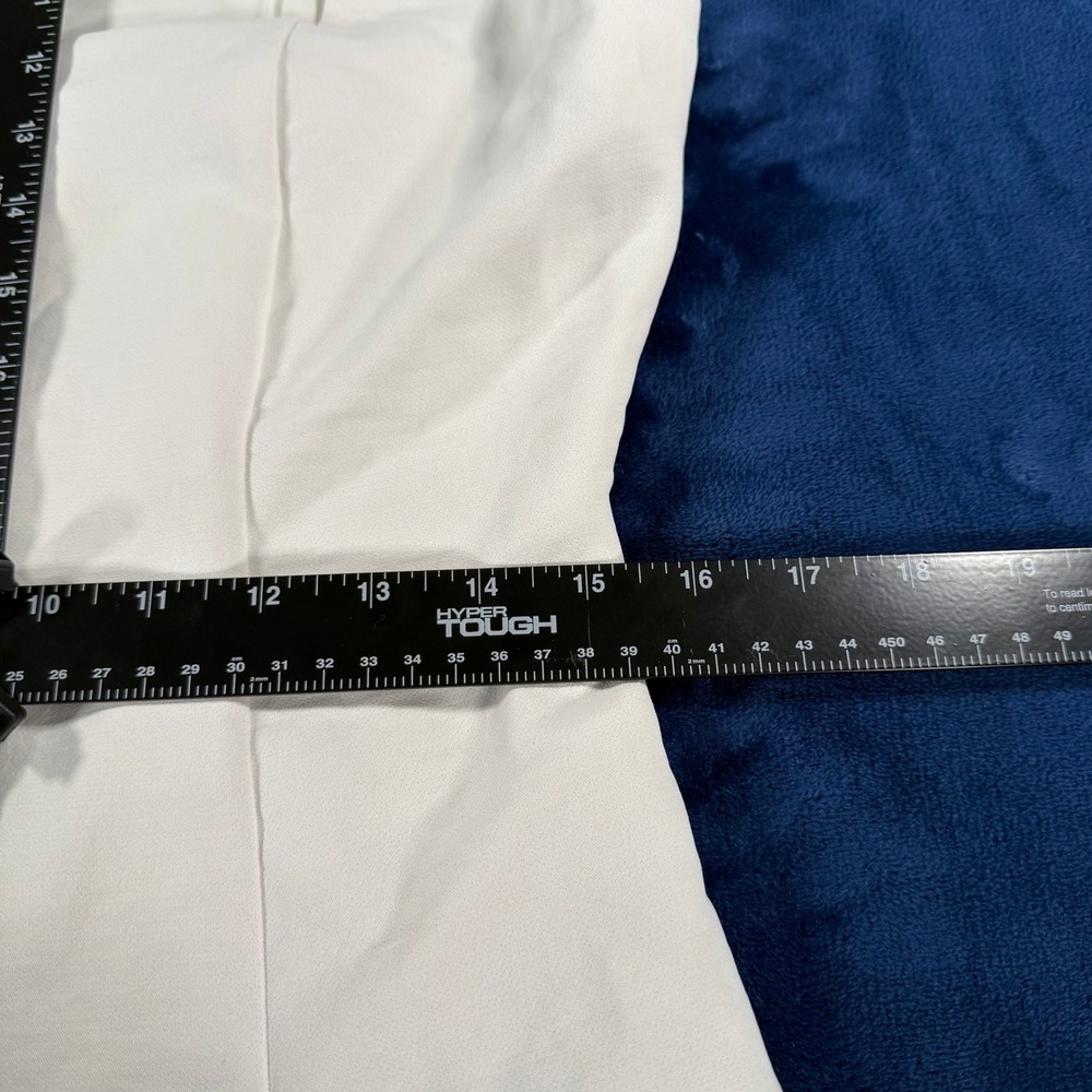 Abercrombie & Fitch Mini Dress Women Small P White Square Neck Button Front NWT - Picture 5 of 8